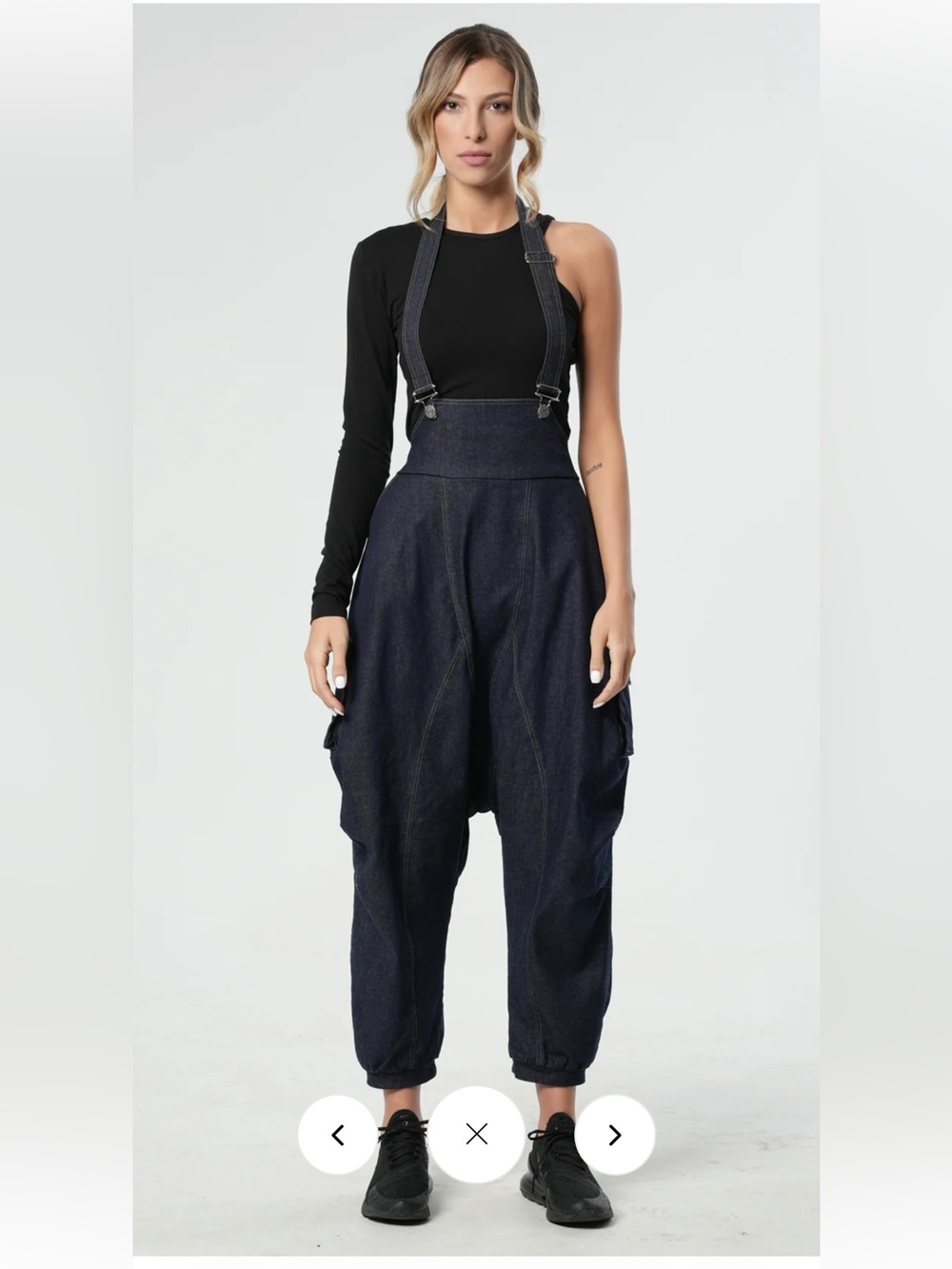 METAMORPHOZA Oversize Dark Denim Jumpsuit Size XXL NWT